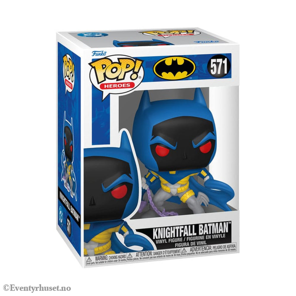 DC Thru The Years POP! Heroes Vinyl Figures Knightfall Batman(90’s) 9 cm Collectibles
