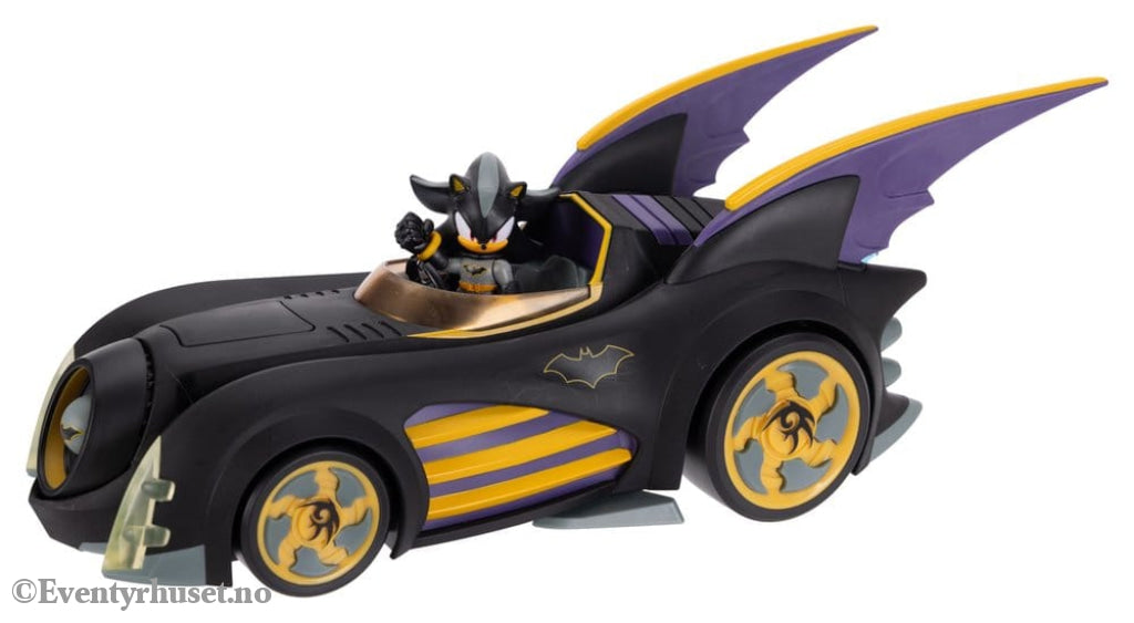DC x Sonic - The Hedgehog Action Figure with Vehicle Shadow Batman & Batmobile 6 cm Toys