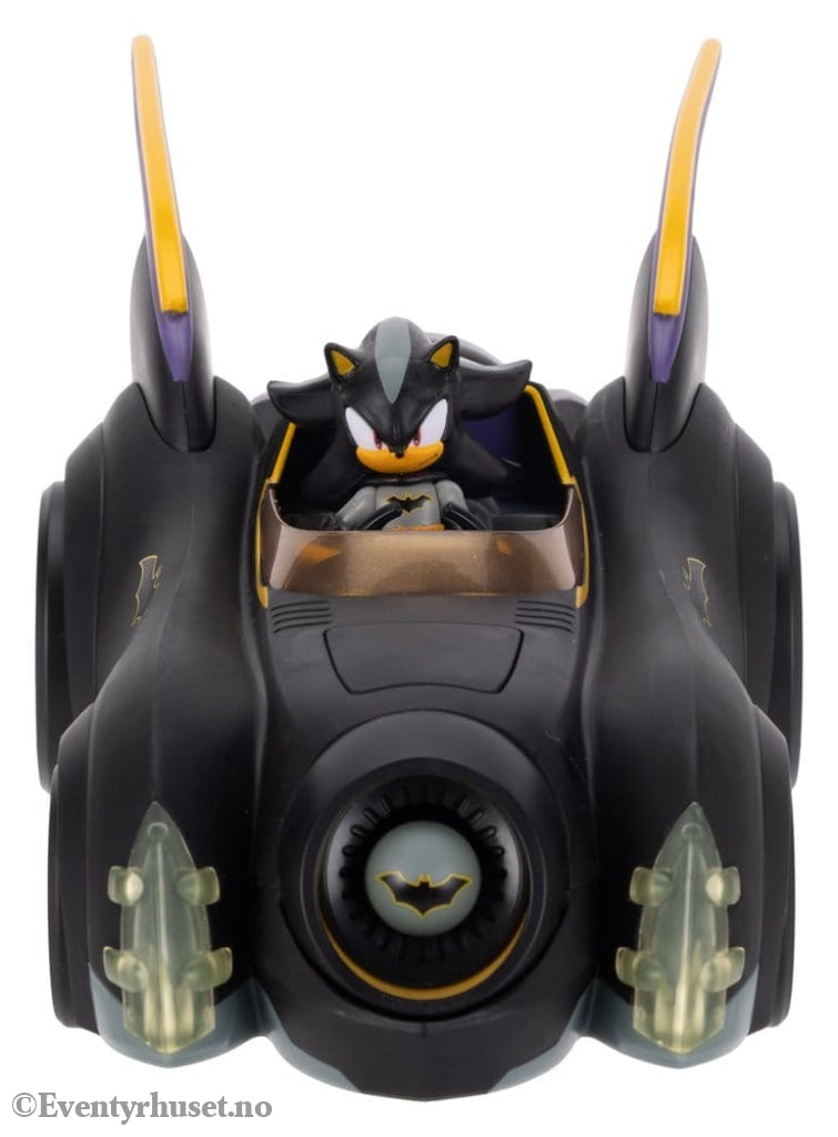 DC x Sonic - The Hedgehog Action Figure with Vehicle Shadow Batman & Batmobile 6 cm Toys