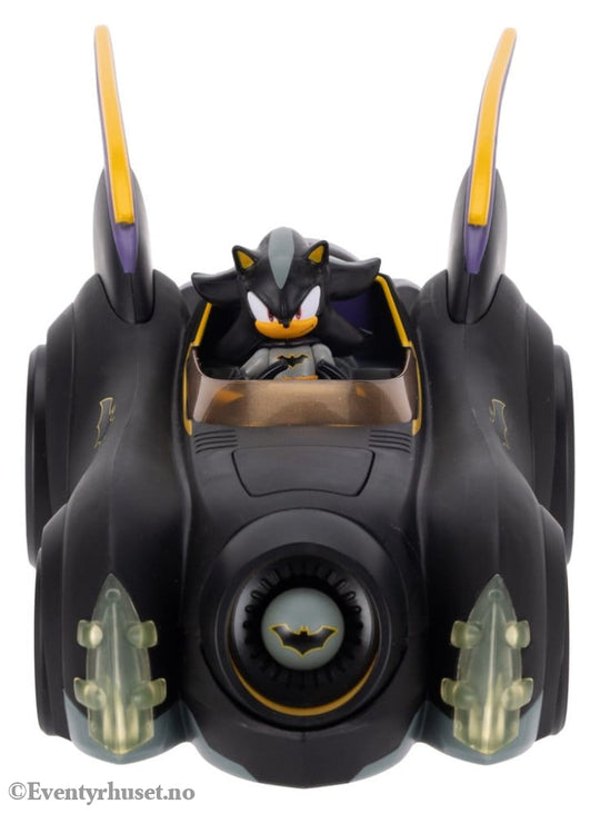 DC x Sonic - The Hedgehog Action Figure with Vehicle Shadow Batman & Batmobile 6 cm Toys