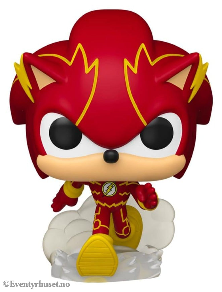 DC x Sonic the Hedgehog POP! Heroes Vinyl Figure Sonic as The Flash 9 cm Collectibles