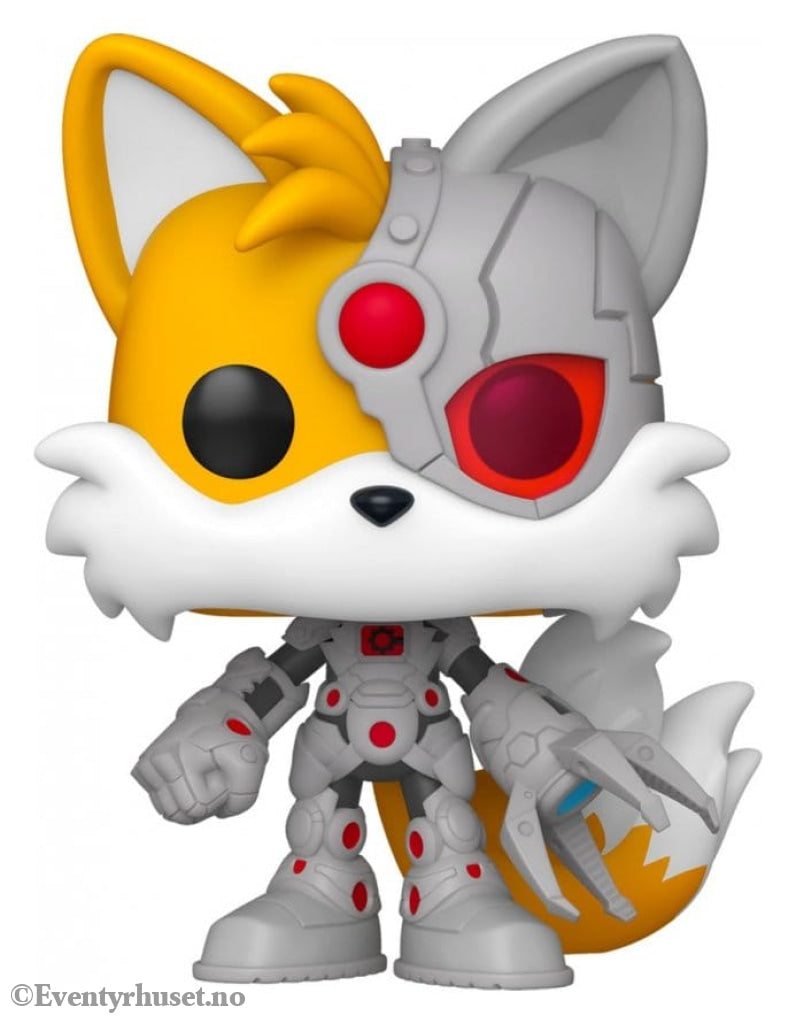 DC x Sonic the Hedgehog POP! Heroes Vinyl Figure Tails as Cyborg 9 cm Collectibles