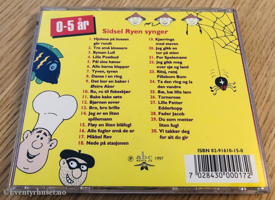 De 30 Mest Kjente Barnesangene For De Aller Minste. Sidsel Ryen Synger. 1997. Cd. Cd