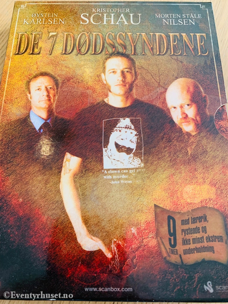 De 7 Dødssyndene (Tv2). Dvd Samleboks.