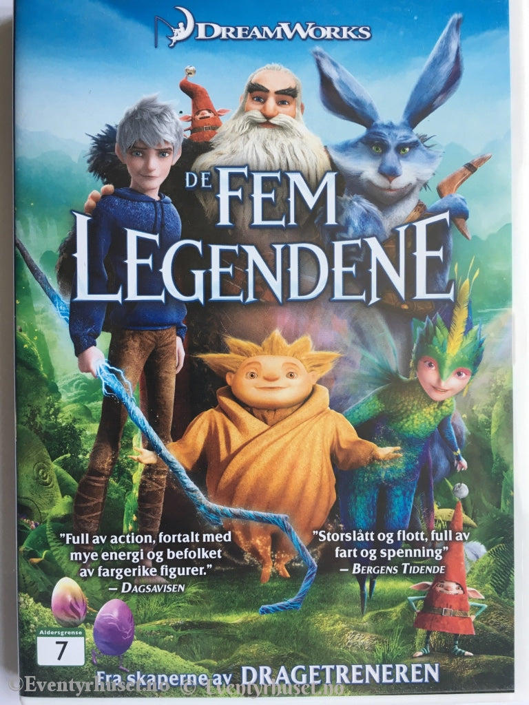 De Fem Legendene. Dvd. Dvd