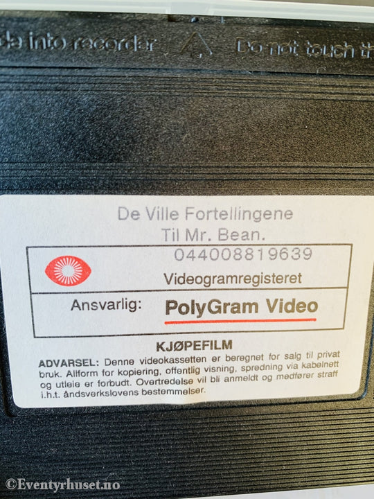 De Glade Uhellene Til Mr. Bean. 1992-93. Vhs. Vhs