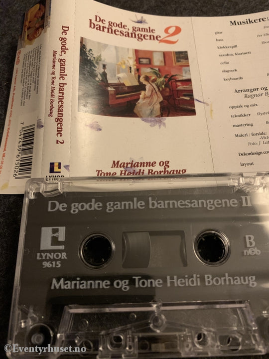 De Gode Gamle Barnesangene 2. 1996. Kassett. Kassett (Mc)