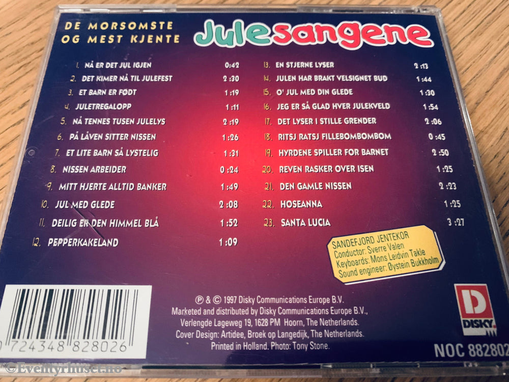 De Morsomste Og Mest Kjente Julesangene. 1997. Cd. Cd