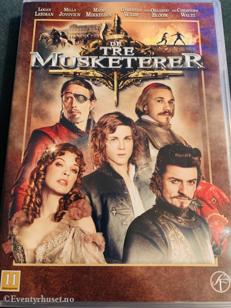 De Tre Musketerer. Dvd. Dvd