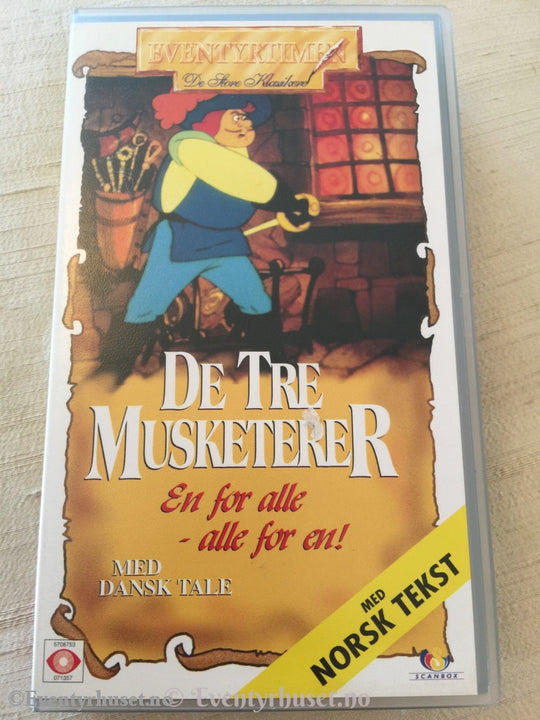 De Tre Musketerer. Vhs. Vhs