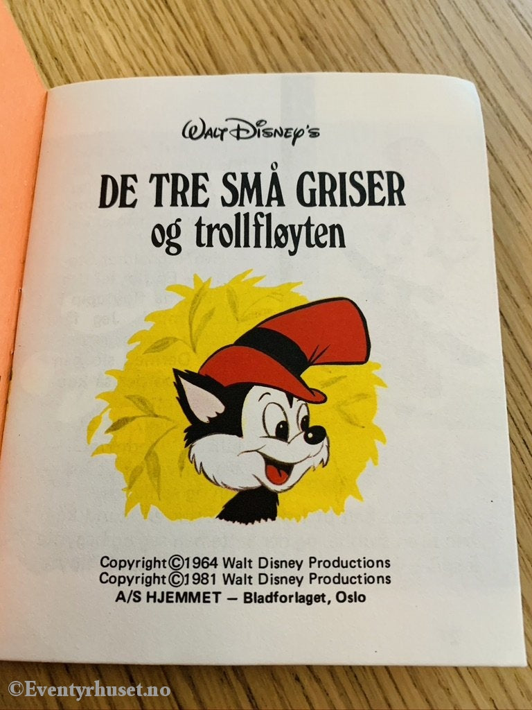 De Tre Små Griser (Disneys Minni Bøker 19). 1964/81. Fortelling