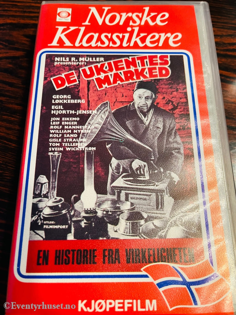 De Ukjentes Marked (Norske Klassikere). 1966. Vhs. Vhs