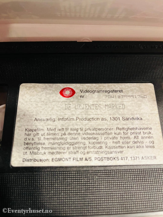 De Ukjentes Marked (Norske Klassikere). 1966. Vhs. Vhs
