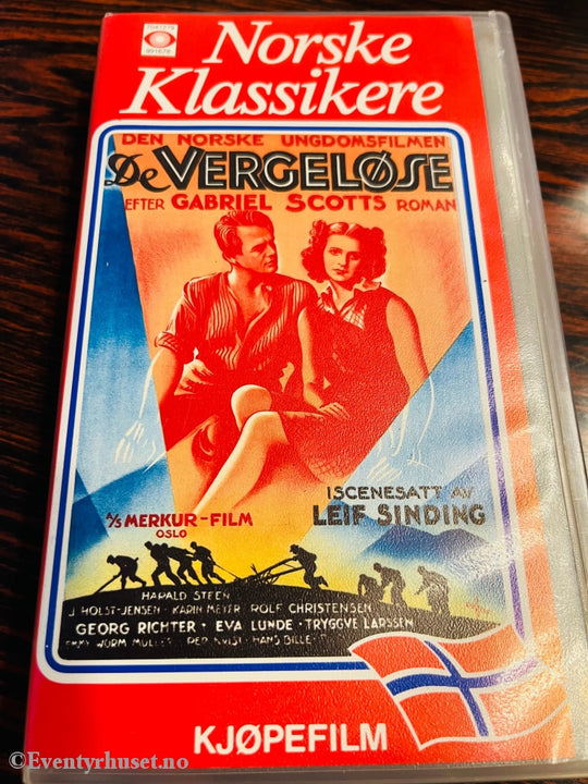 De Vergeløse (Norske Klassikere). 1936. Vhs. Vhs
