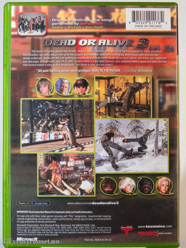 Dead or Alive 3 . Xbox.