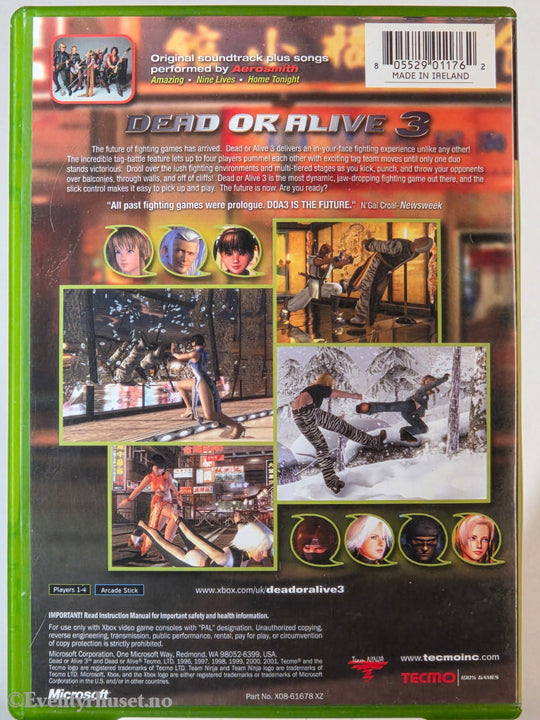 Dead or Alive 3 . Xbox.