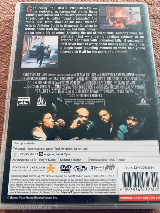 Dead Presidents (1995). DVD.