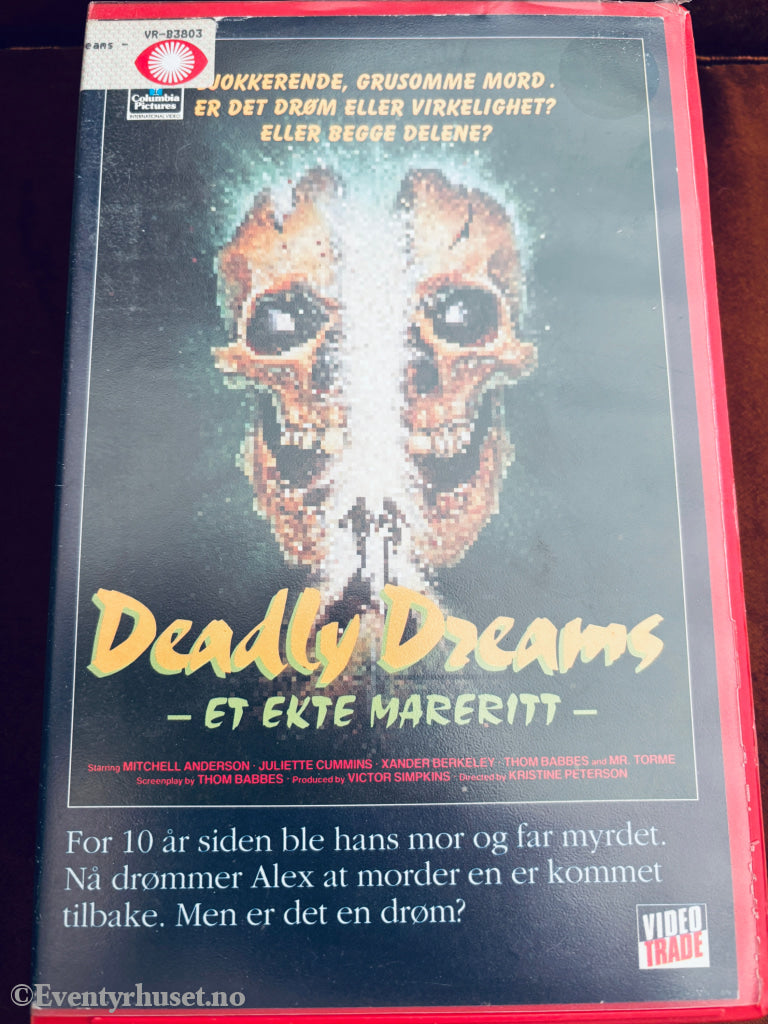 Deadly Dreams. 1988. VHS Big Box. VHS Big Box