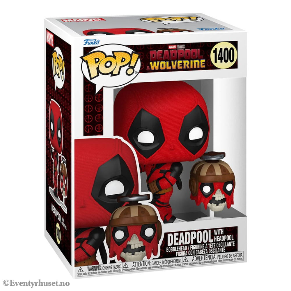 Deadpool 3 POP & Buddy! Vinyl Figure Deadpool w/Headpool 9 cm Collectibles