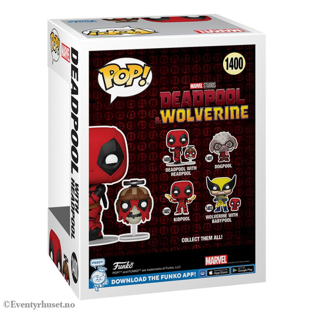 Deadpool 3 POP & Buddy! Vinyl Figure Deadpool w/Headpool 9 cm Collectibles