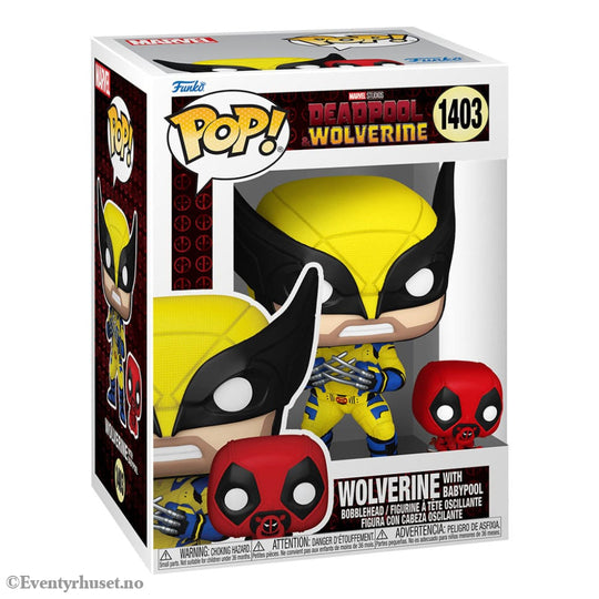 Deadpool 3 POP & Buddy! Vinyl Figure Wolverine w/ Babypool 9 cm Collectibles