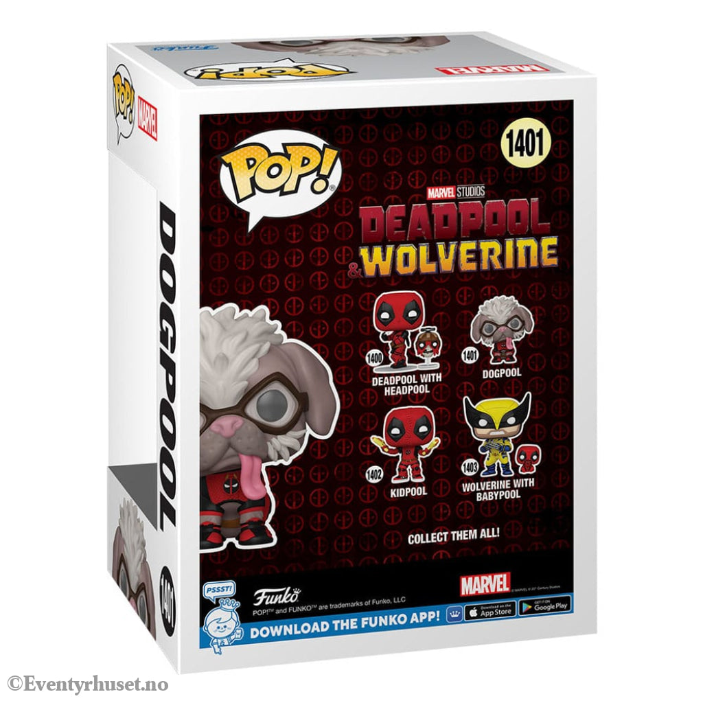 Deadpool 3 POP! Vinyl Figure Dogpool 9 cm Collectibles