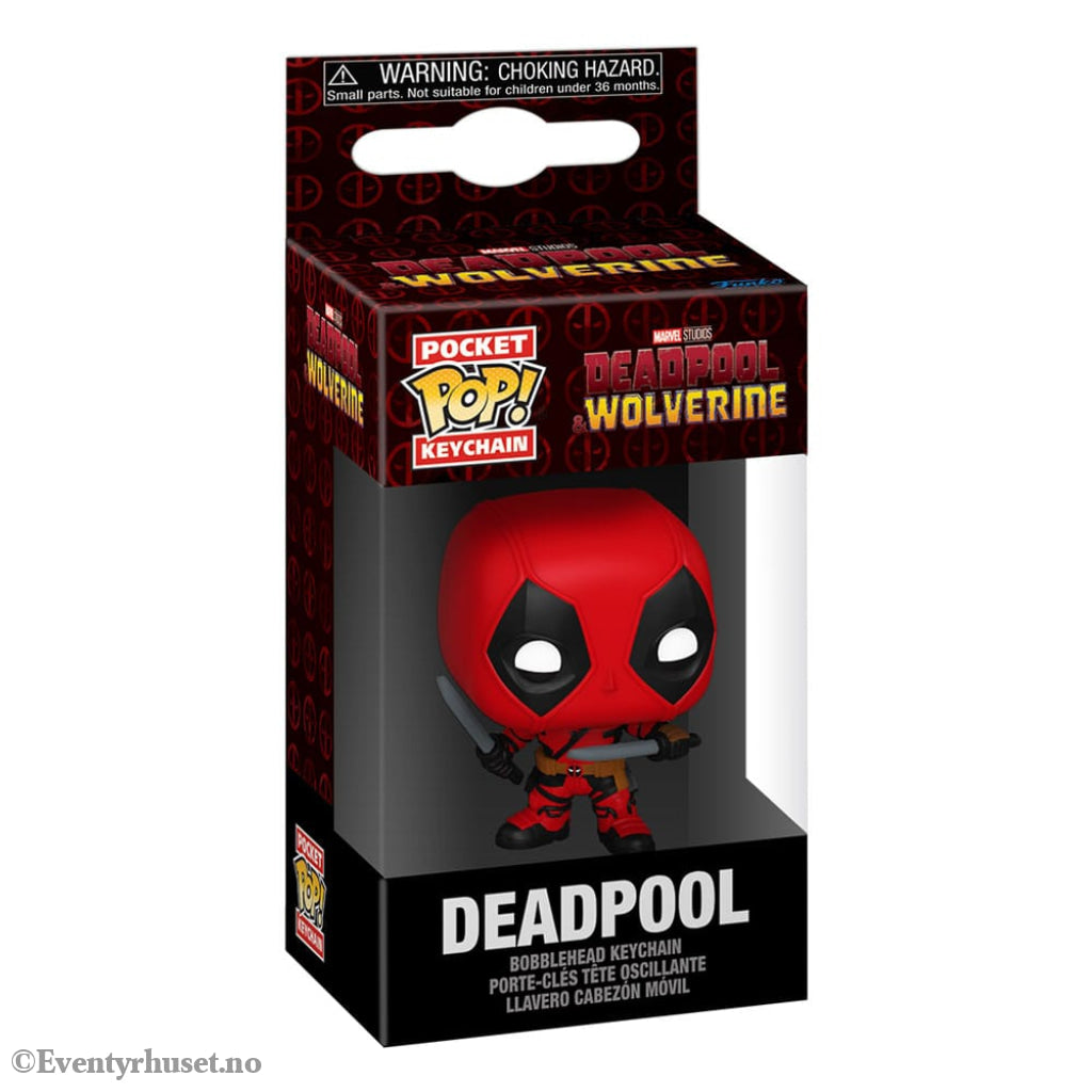 Deadpool 3 POP! Vinyl Keychains 4 cm Deadpool Display (12) Fashion & Accessories