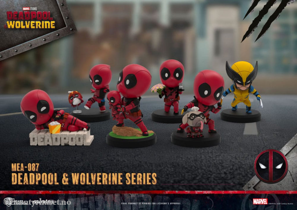 Deadpool 3 Deadpool & Wolverine Series Mini Egg Attack Figures 8 cm Collectibles
