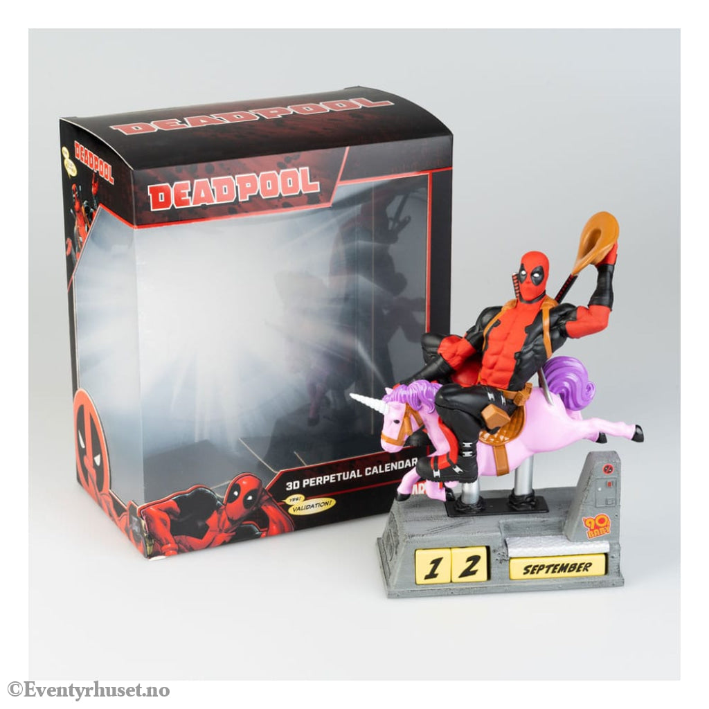 Deadpool 3D perpetual Calendar Home & Gifts