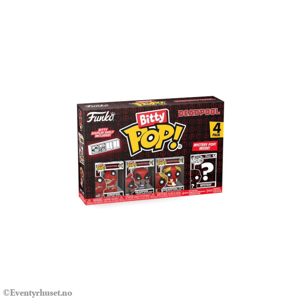 Deadpool Bitty POP! Vinyl Figure 4-Pack Dinopool 2,5 cm Collectibles