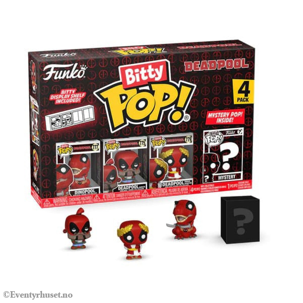 Deadpool Bitty POP! Vinyl Figure 4-Pack Dinopool 2,5 cm Collectibles