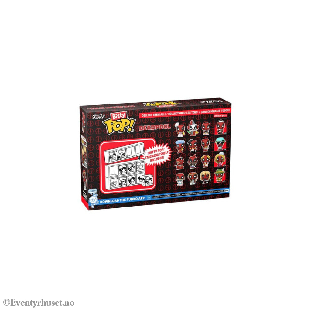 Deadpool Bitty POP! Vinyl Figure 4-Pack Dinopool 2,5 cm Collectibles