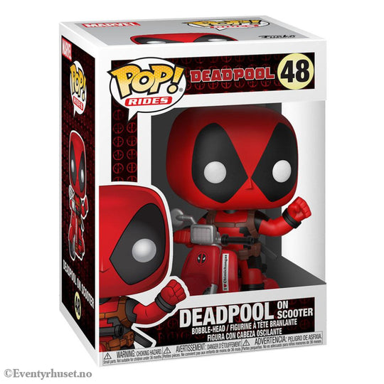 Deadpool POP! Rides Vinyl Figure Deadpool & Scooter 9 cm Collectibles