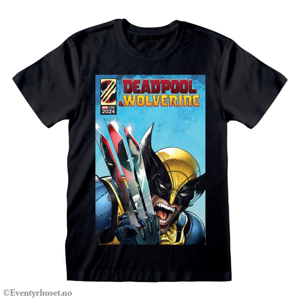 Deadpool T-Shirt Wolverine Reflection Size M Fashion & Accessories