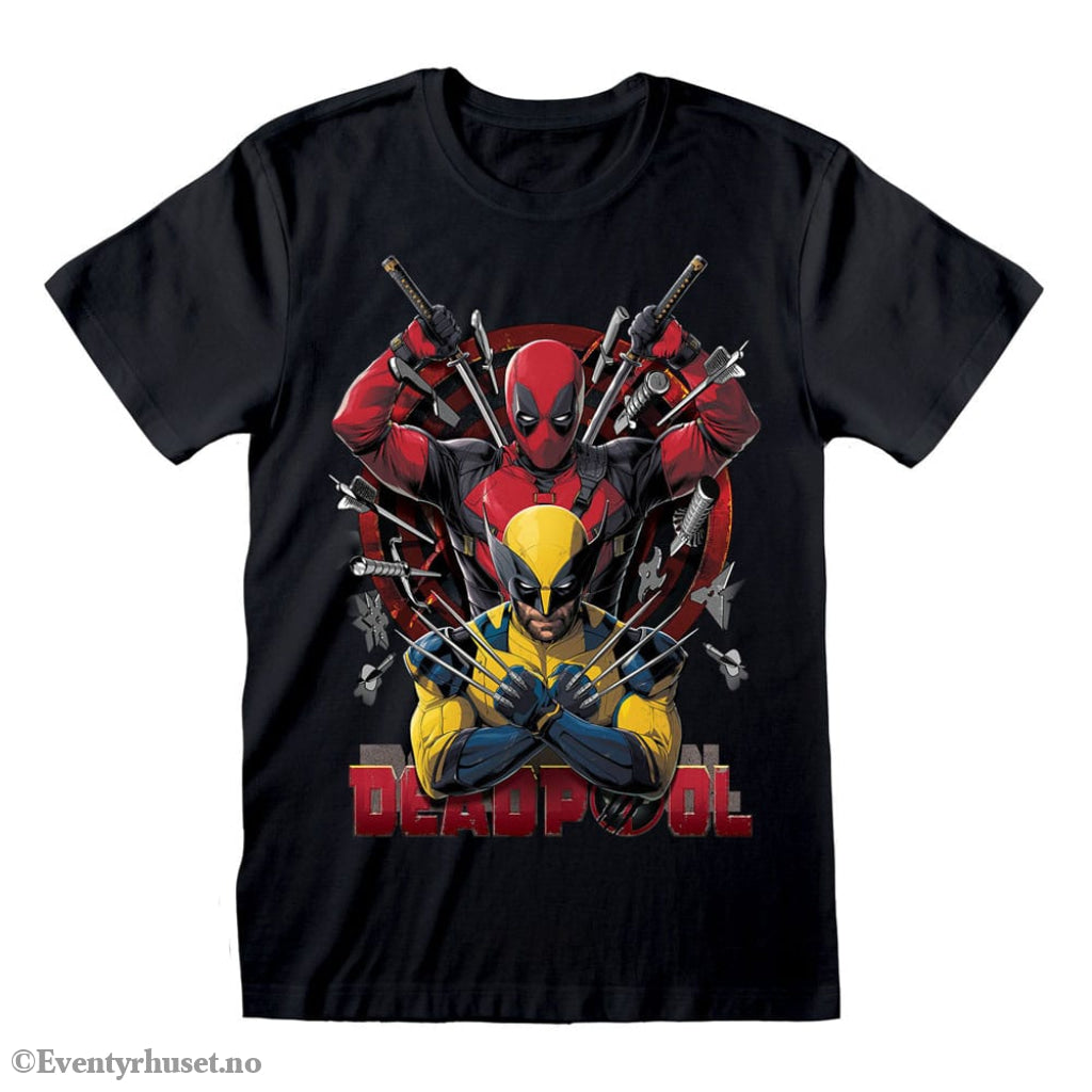 Deadpool T-Shirt Deadpool & Wolverine Weapons Fashion & Accessories