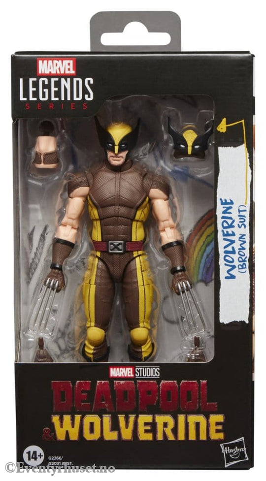Deadpool & Wolverine Marvel Legends Action Figure Wolverine (Brown Suit) 15 cm Collectibles