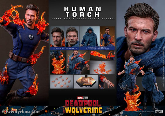 Deadpool & Wolverine Movie Masterpiece Action Figure 1/6 Human Torch 31 cm Toys