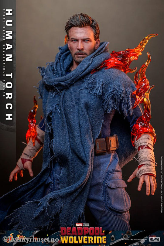 Deadpool & Wolverine Movie Masterpiece Action Figure 1/6 Human Torch 31 cm Toys
