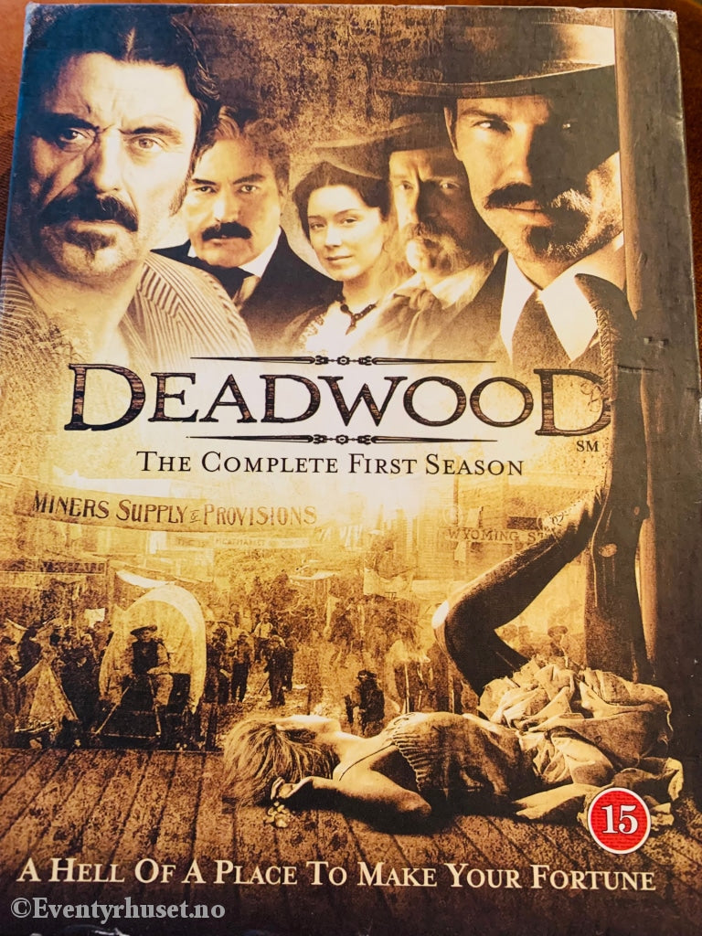 Deadwood. Sesong 1. 2004. Dvd Samleboks.