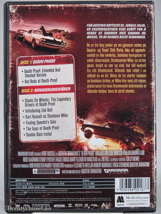 Death Proof. 2007. DVD.