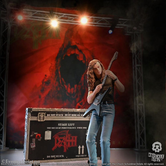 Death Rock Ikonz On Tour Road Case Statue + Stage Backdrop Set The Sound of Perseverance Tour 1998 Collectibles