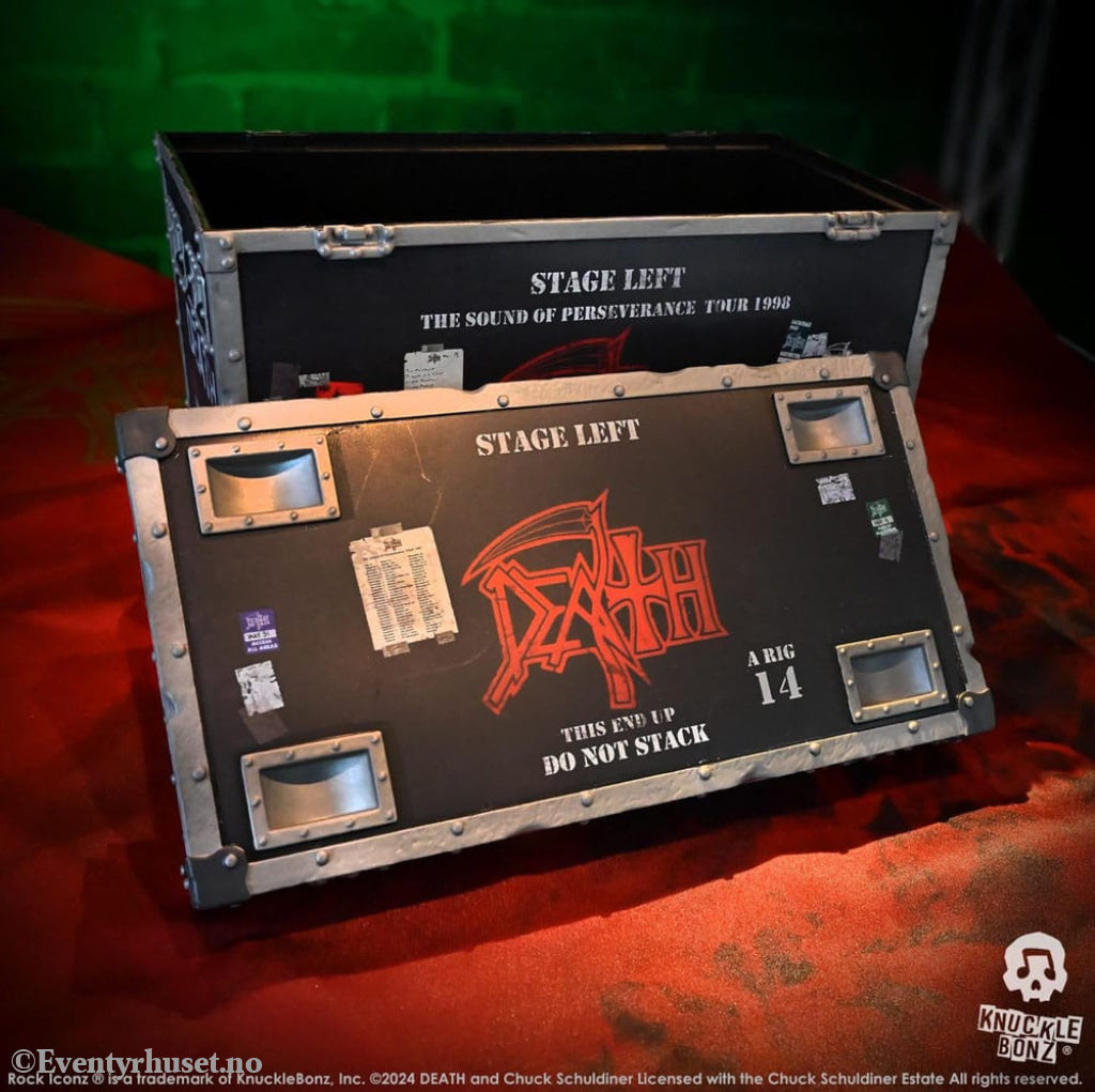 Death Rock Ikonz On Tour Road Case Statue + Stage Backdrop Set The Sound of Perseverance Tour 1998 Collectibles