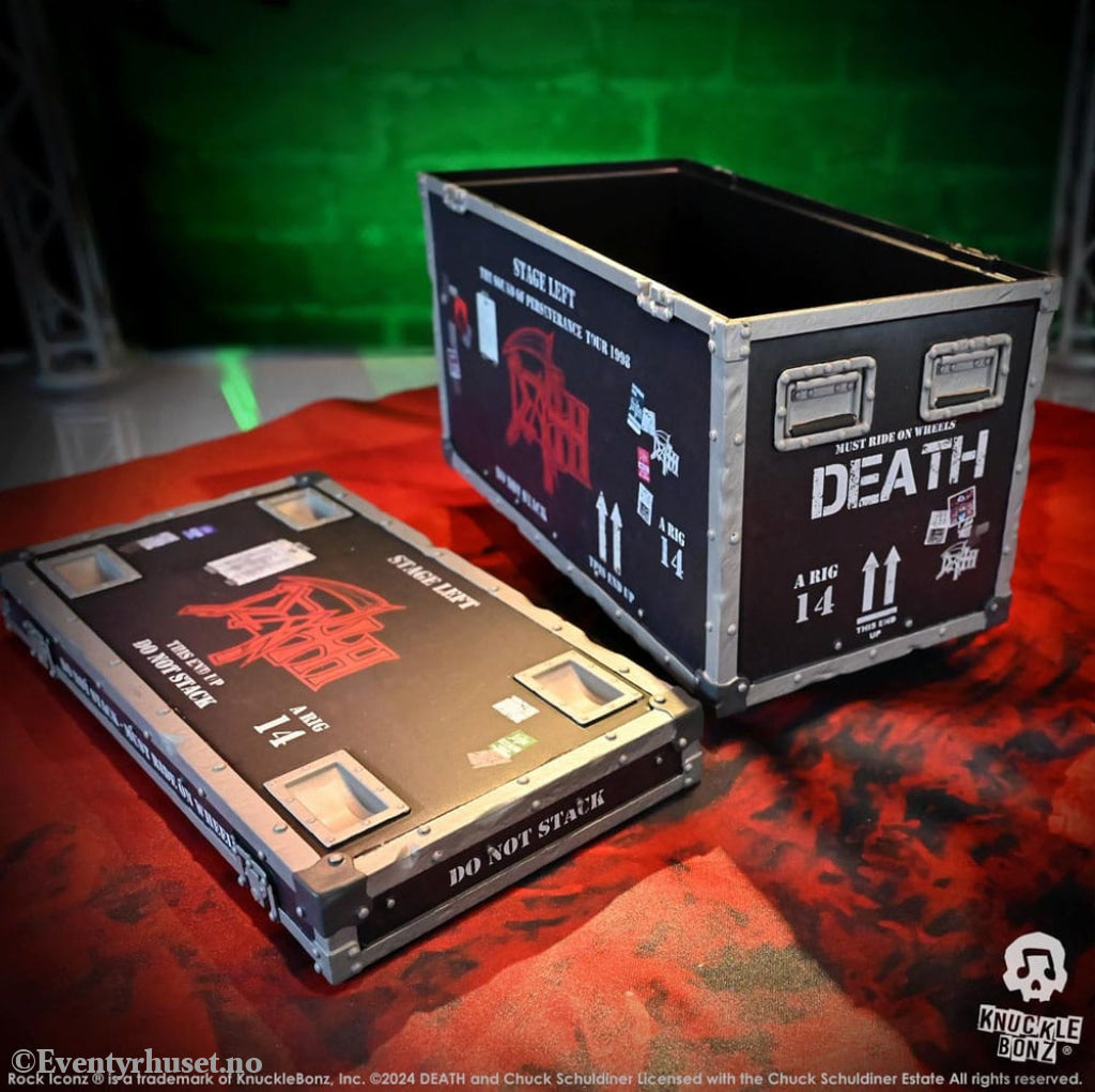 Death Rock Ikonz On Tour Road Case Statue + Stage Backdrop Set The Sound of Perseverance Tour 1998 Collectibles
