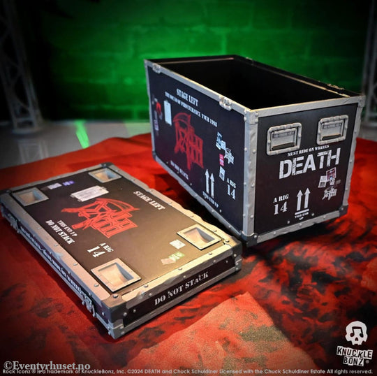 Death Rock Ikonz On Tour Road Case Statue + Stage Backdrop Set The Sound of Perseverance Tour 1998 Collectibles