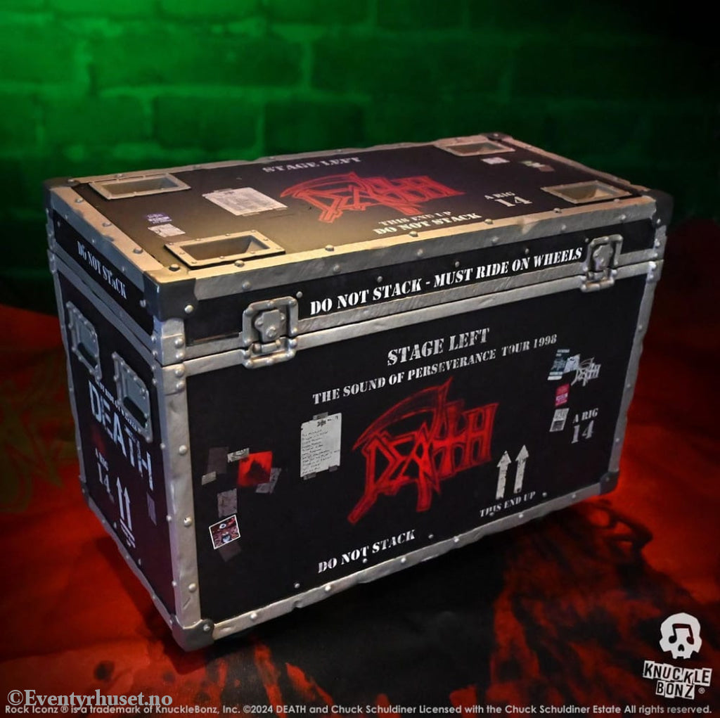 Death Rock Ikonz On Tour Road Case Statue + Stage Backdrop Set The Sound of Perseverance Tour 1998 Collectibles