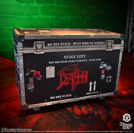 Death Rock Ikonz On Tour Road Case Statue + Stage Backdrop Set The Sound of Perseverance Tour 1998 Collectibles