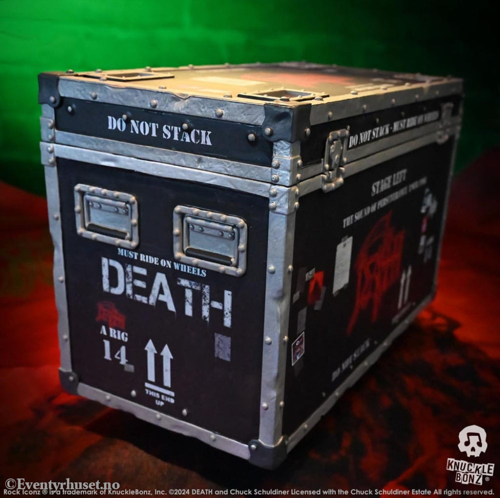 Death Rock Ikonz On Tour Road Case Statue + Stage Backdrop Set The Sound of Perseverance Tour 1998 Collectibles