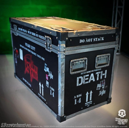 Death Rock Ikonz On Tour Road Case Statue + Stage Backdrop Set The Sound of Perseverance Tour 1998 Collectibles