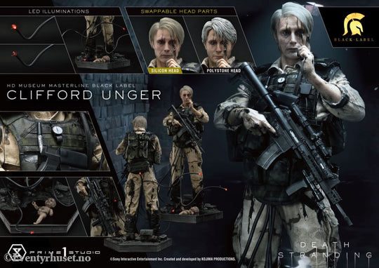 Death Stranding Statue 1/2 Clifford Unger Black Label 103 cm Collectibles