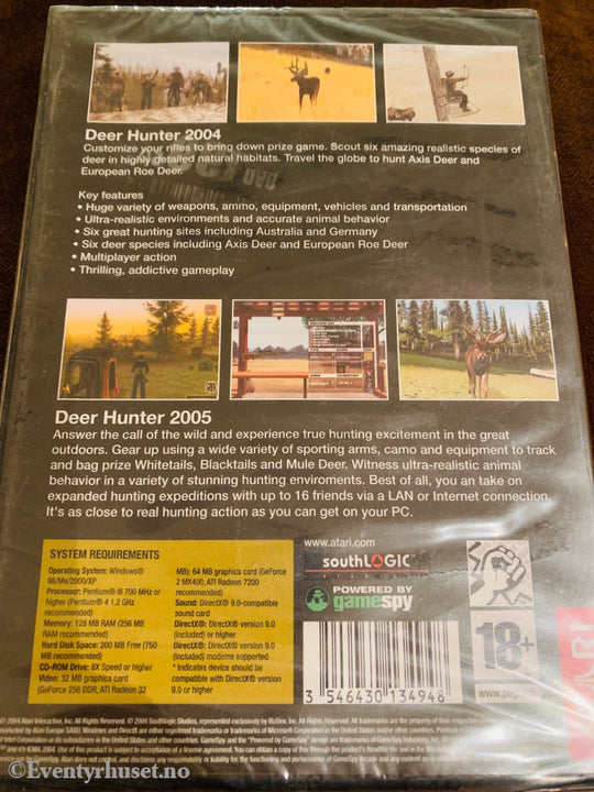 Deer Hunter Gold Edition. 2005. PC-spill. Ny i plast!
